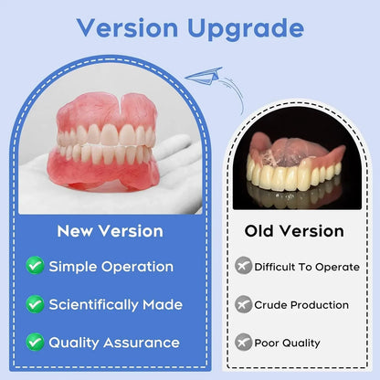 ✨Ends Today: 70% OFF!  ⏰Acezozla® Medical Full Denture with Strong Suction ✅  (Made and Shipped from the USA🍀)